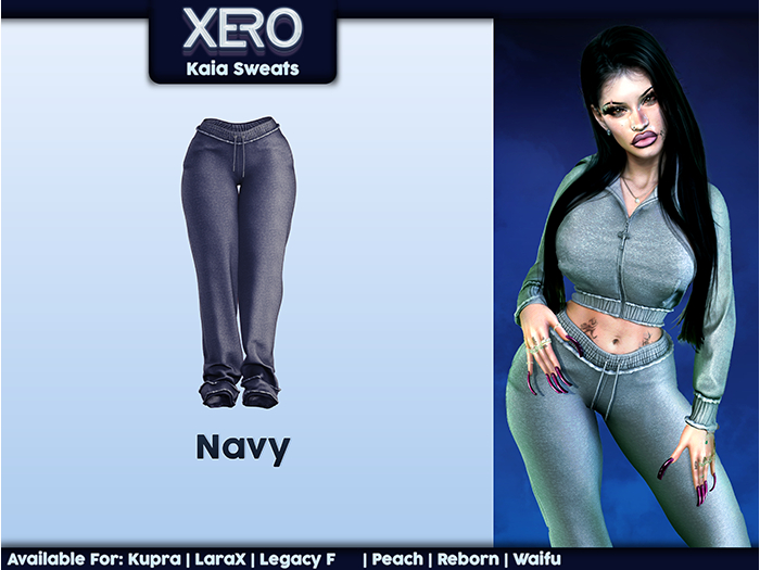 #Dios.XERO - Kaia Sweats [ Navy ]