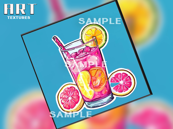 -ART- Textures 46  - Lemonade (DFS Pink Lemonade)