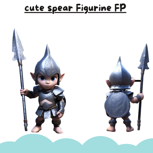 (AL) cute spear Figurine Full perm