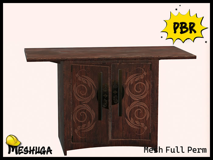 Meshuga PBR Japanese Tansu Cabinet FULL PERM MESH (add)