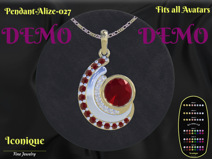 Pendant-Alize-027 - Jewelry Box-DEMO