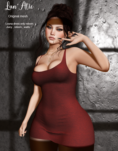 Lun'Atic Louna Dress Red