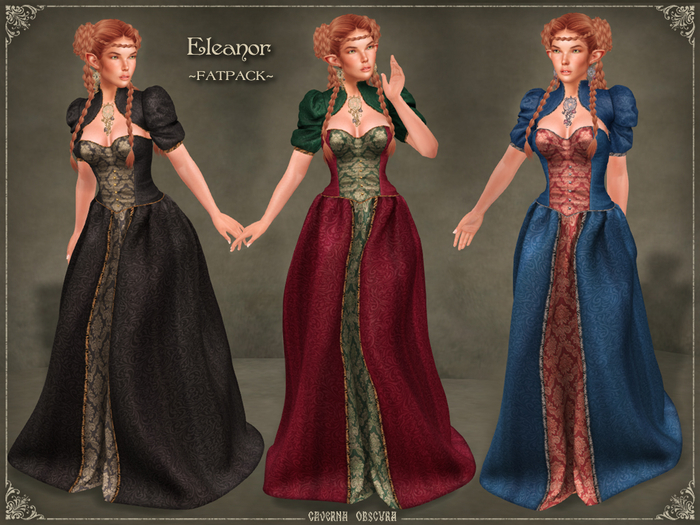 Eleanor Gown * FATPACK * by Caverna Obscura