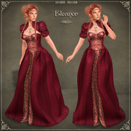 Eleanor Gown * RED * by Caverna Obscura