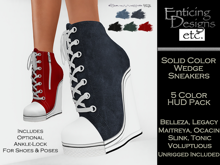 *ED HUD Pack Wedge Sneakers Basics