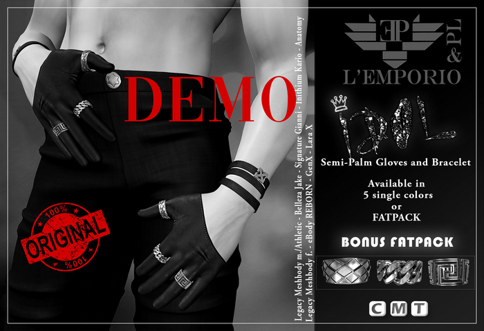 D*E*M*O  L'Emporio&PL ::*Idol*::Glove semi-palm  -REZ&OPEN
