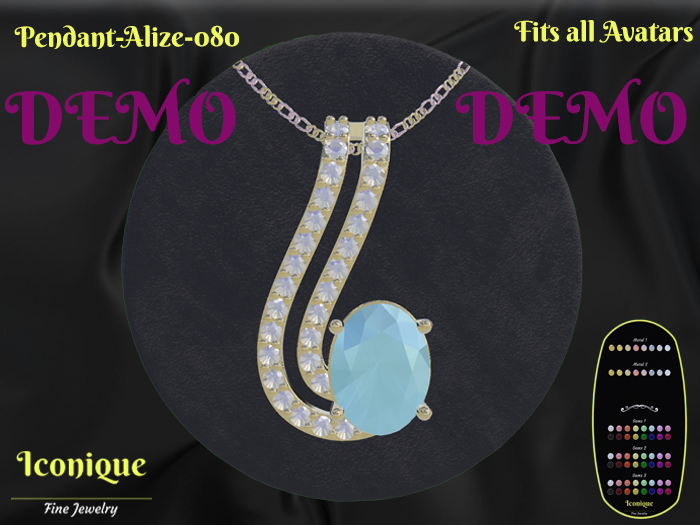 Pendant-Alize-080 - Jewelry Box-DEMO