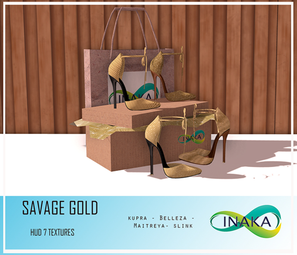 SAVAGE GOLD HEEL (ADD)