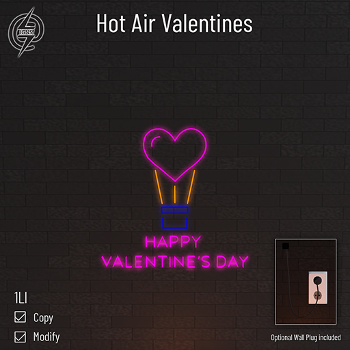 Hot Air Valentines - @Signs