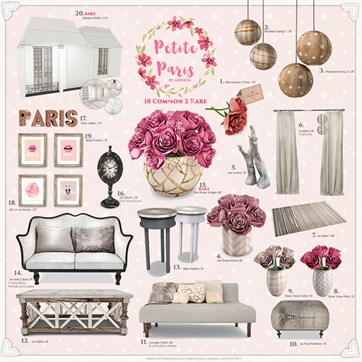 Ariskea [ Petite Paris] Rose Vase Pink