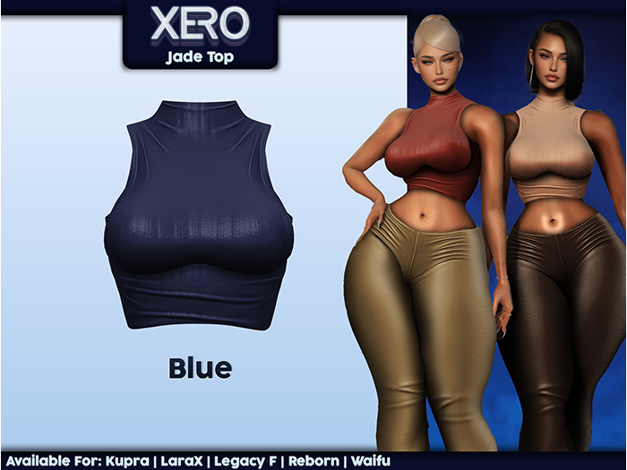 [XERO] Jade Top (Blue)