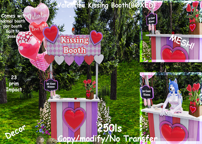 Valentine Kissing Booth(BOXED)