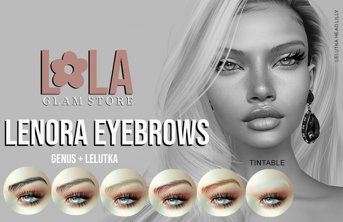 LOLA Glam DEMO - LENORA Eyebrows - Lel/Genus - ADD Me