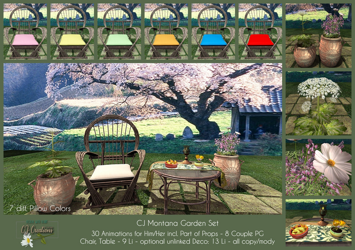 CJ Montana Garden Set
