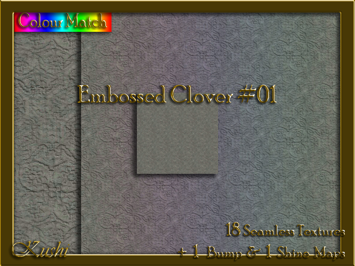 Embossed Clover #01 Texture Pack