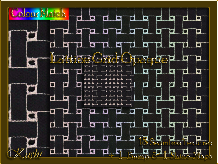 Lattice Grid OPAQUE Texture Pack