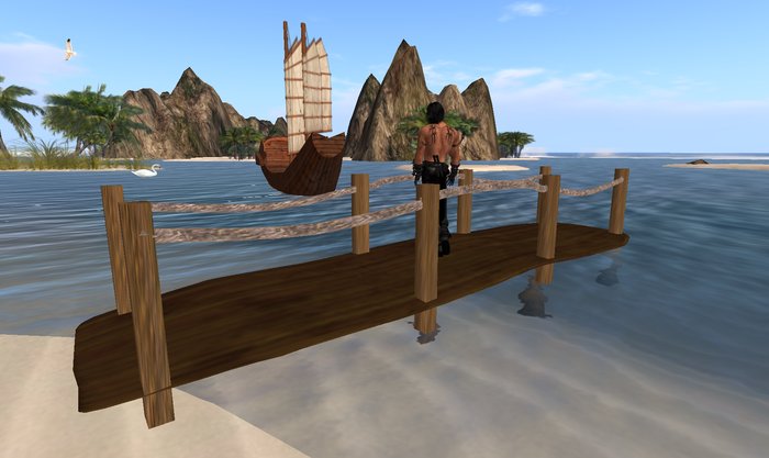 Asian Bridge Sculpt  4 Prims
