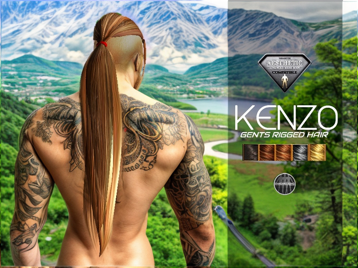 CA AESTHETIC MESH HAIR KENZO