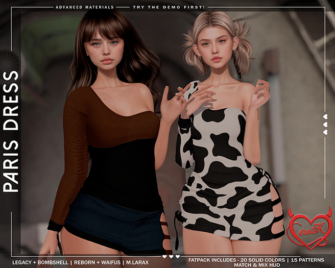 [erotiK] Paris Dress FATPACK