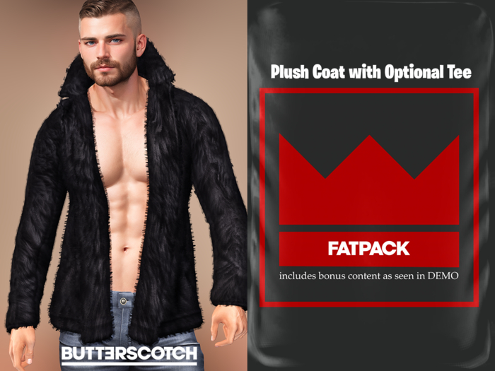 BUTTERSCOTCH . Archer Plush Coat {FATPACK}
