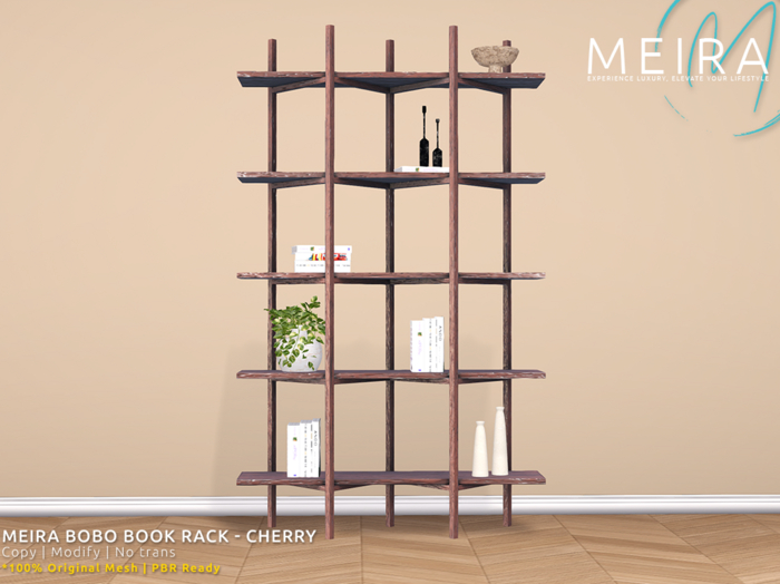 Meira Bobo Book Rack - Cherry