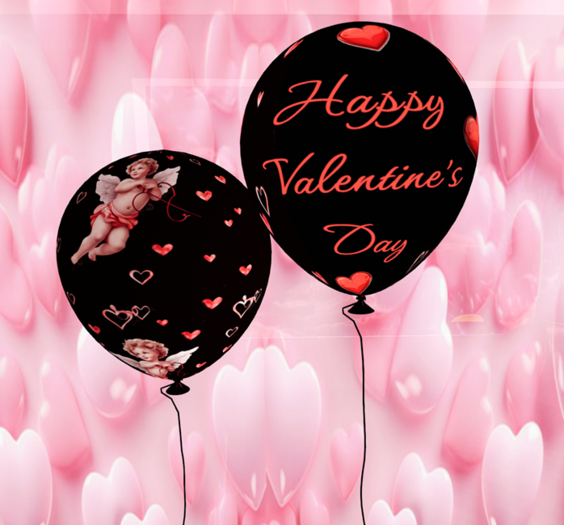 BL0144 Cupid balloon boxed