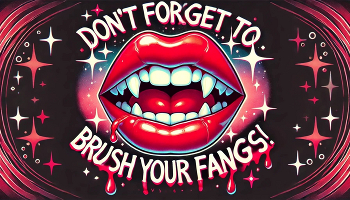 Brush your fangs Texture