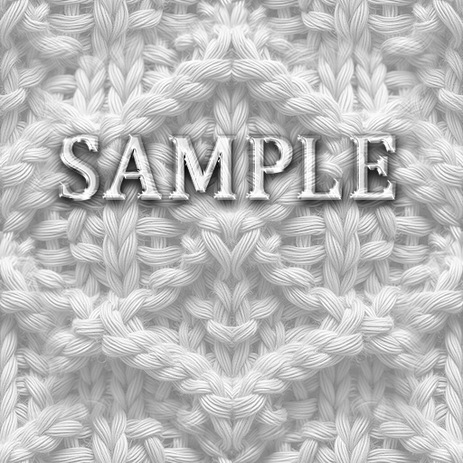 Zoy Texture [ St Patricks Day Knit Seamless 02 ] Ambient Occlusion Map