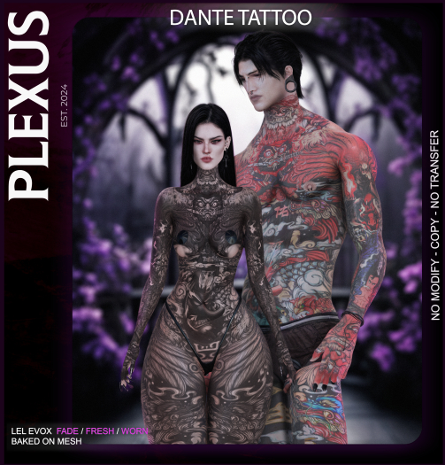 [PLEXUS]- Dante -Tattoo.