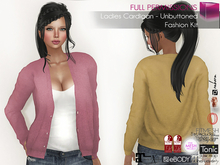 MI962426 Ladies Cardigan Unbuttoned FITMESH