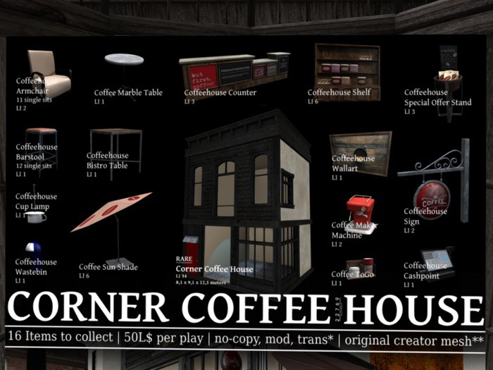 22769 ~ [bauwerk] The Corner Coffee House - RARE