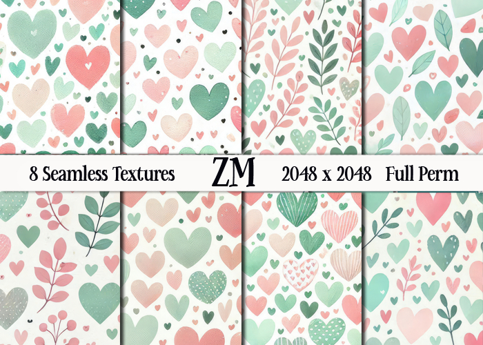 MINT VALENTINE TEXTURES