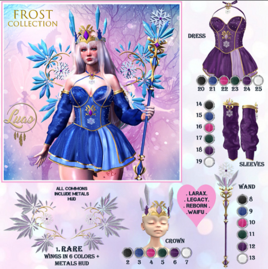 25. Luas Frost Dress White Larax