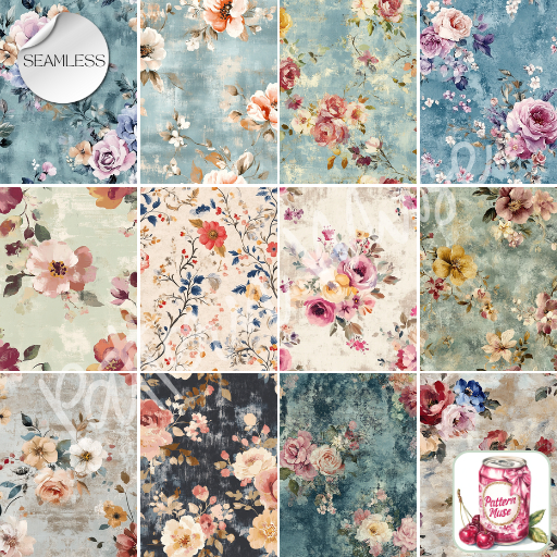 Tea Party Seamless Textures Full Perm