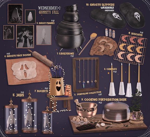 5. Wednesday[+] ~ Ghosty Fall - Jars