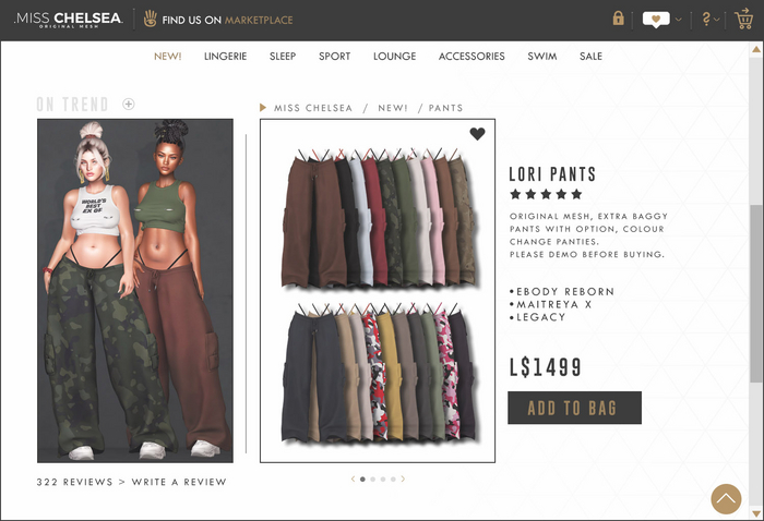 .miss chelsea. Lori Pants Fatpack