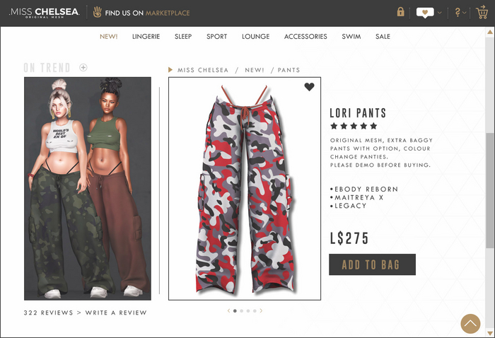 .miss chelsea. Lori Pants Flare