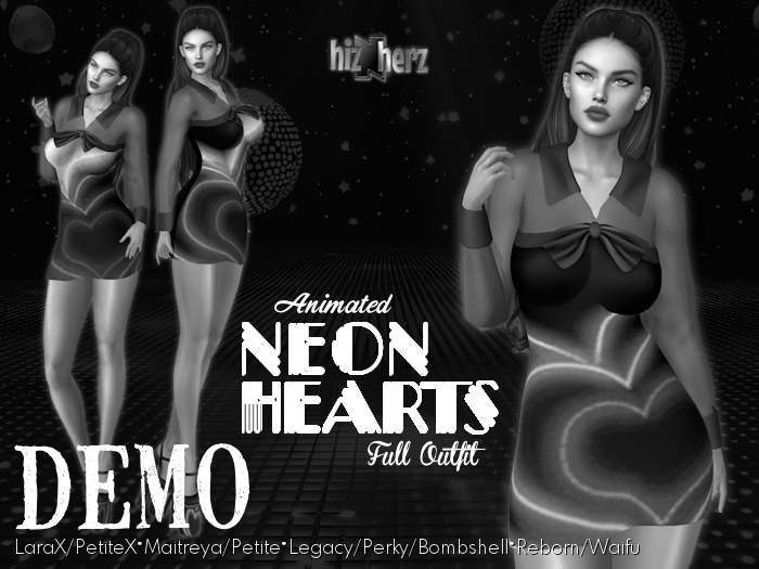 hizNherz Neon Hearts DEMO (Animated)