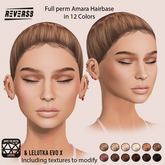 Reverse | Full Perm Amara Hairbase in 12 Colors for LeLutka Evo X Heads & SLUV Heads *Including textures to modify*