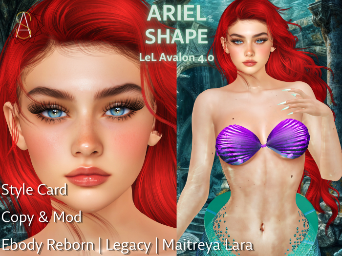 A.S_Store - Ariel Forma (Shape) para LeLUTKA Evox Avalon 4.0 (Sereia)