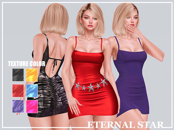 #67 - ETERNAL STAR - Dress Pack Texture (6 colors)