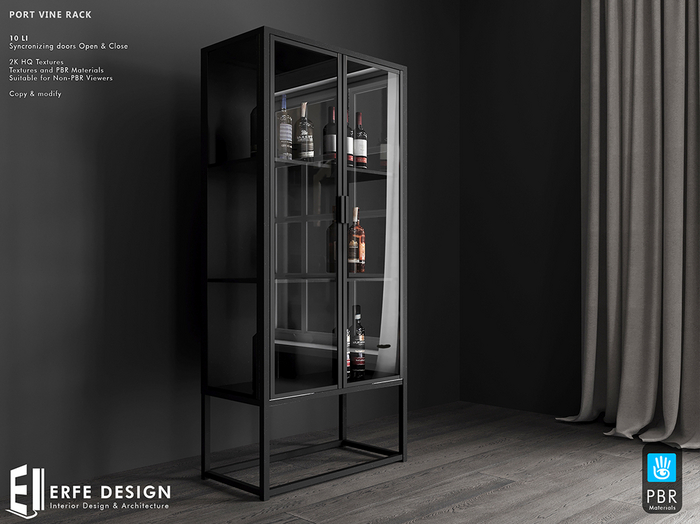 Port Black Vine Cabinet 10 LI [Erfe Design] *
