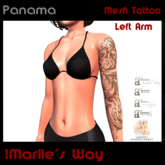 [ !M ] Panama Left Sleeve Tattoo