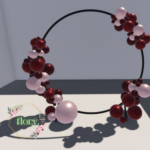 flory. - Balloons Arch Valentines Colors PBR