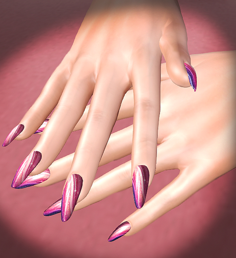 [TNB] Paint Pour Almond Nails MAITREYA
