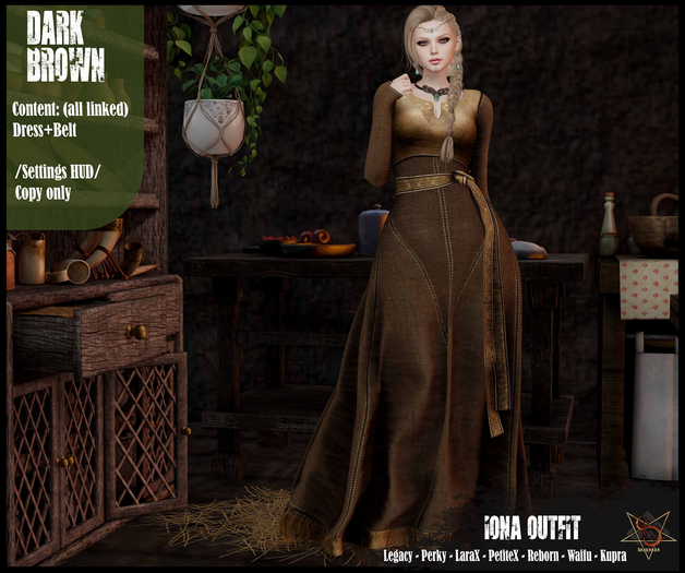 //RKS// Iona SingleColor - DarkBrown
