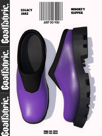 GF. MINORTY SLIPPER PURPLE