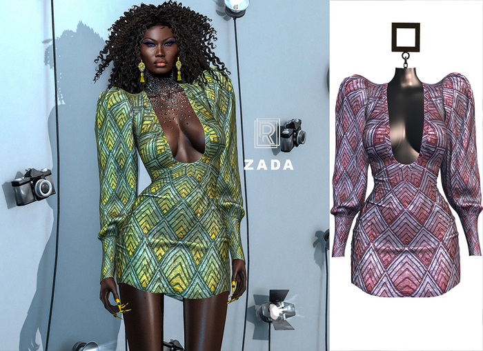 RAPTURE-Dress Zada-Claret