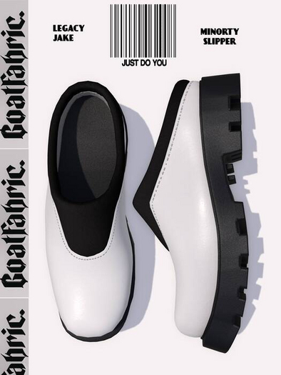 GF. MINORTY SLIPPER WHITE