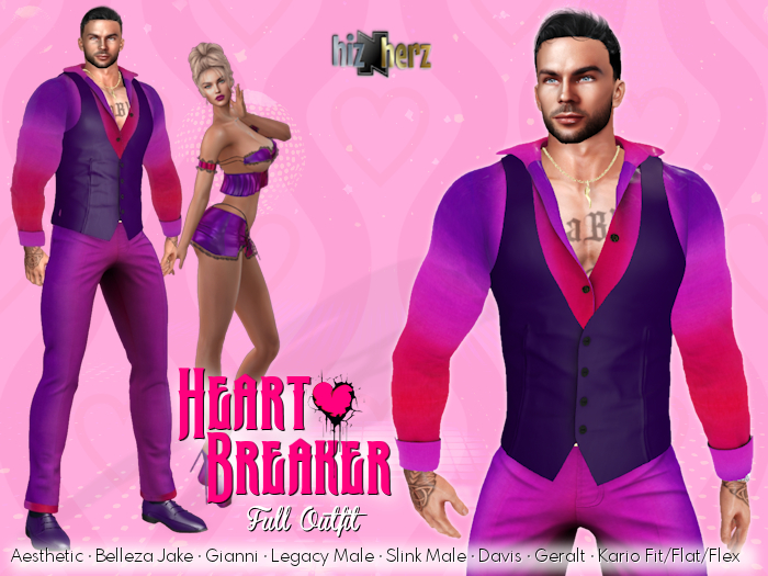 hizNherz Heartbreaker Men's Outfit